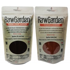 Raw Garden Ancho Chile Powder and Paprika (2 pack of 24 oz)